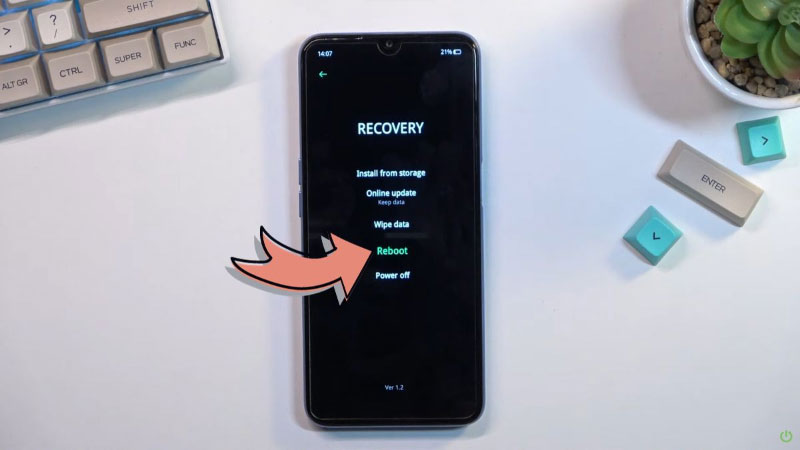 Oppo bị treo logo không vào được Recovery
