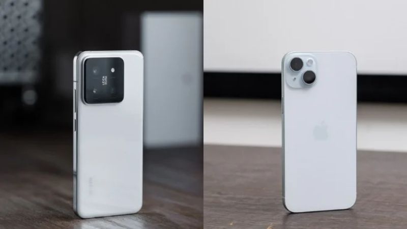 So sánh Xiaomi 14 và iPhone 15
