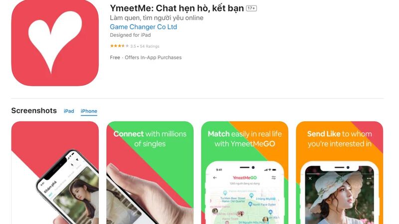 App tìm bạn quanh đây