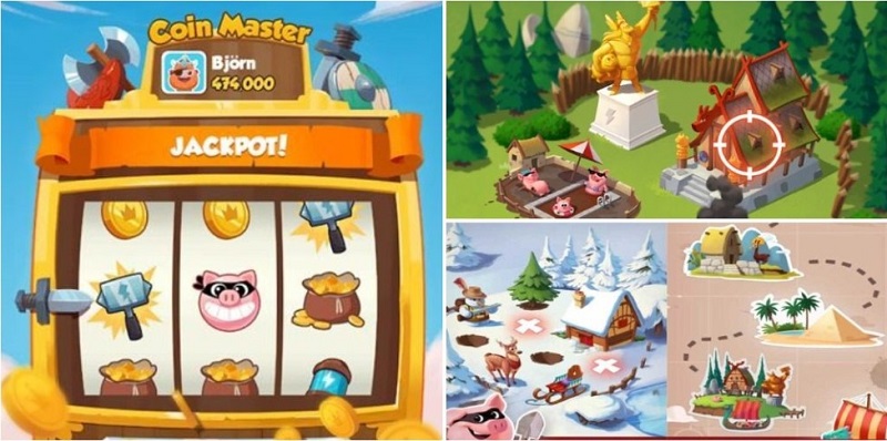 Bí kíp chơi Coin Master nhận spin