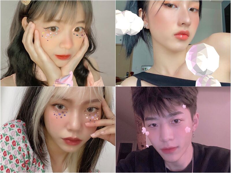 các filter đẹp trên Instagram có son