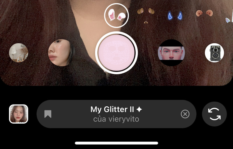 các filter đẹp trên Instagram có son
