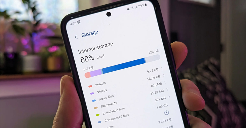 Nguyên nhân khiến màn hình điện thoại di động OPPO bị đơ và giật lag do bộ nhớ đầy