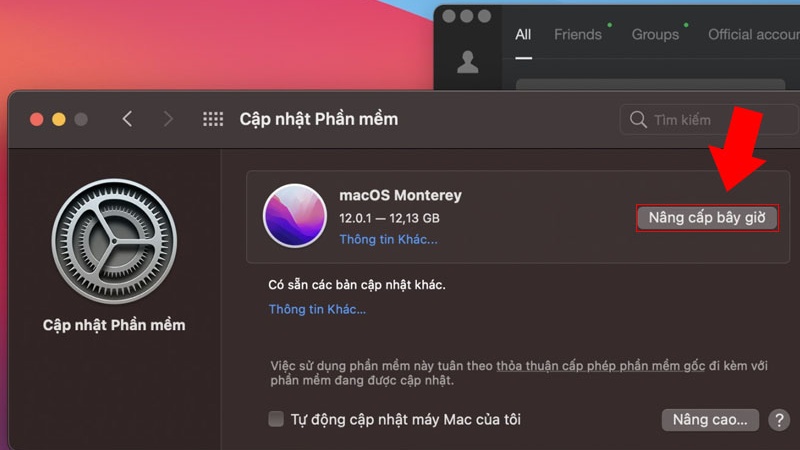 Cập nhật hệ thống cho MacBook M1 của bạn