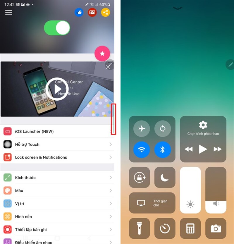 cách biến Oppo thành iPhone