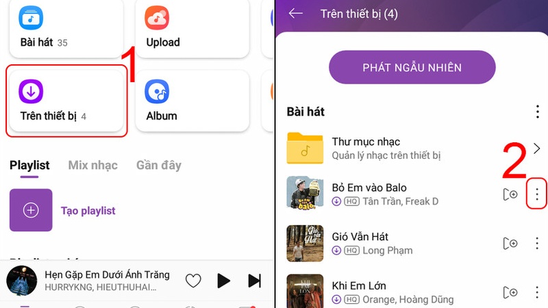 Cách cài nhạc Zing MP3 làm nhạc chuông cho Oppo 2