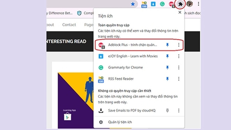 Chặn quảng cáo Youtube 2024 bằng Adblock Plus 4