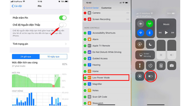 Kích hoạt chế độ tiết kiệm pin trên iPhone