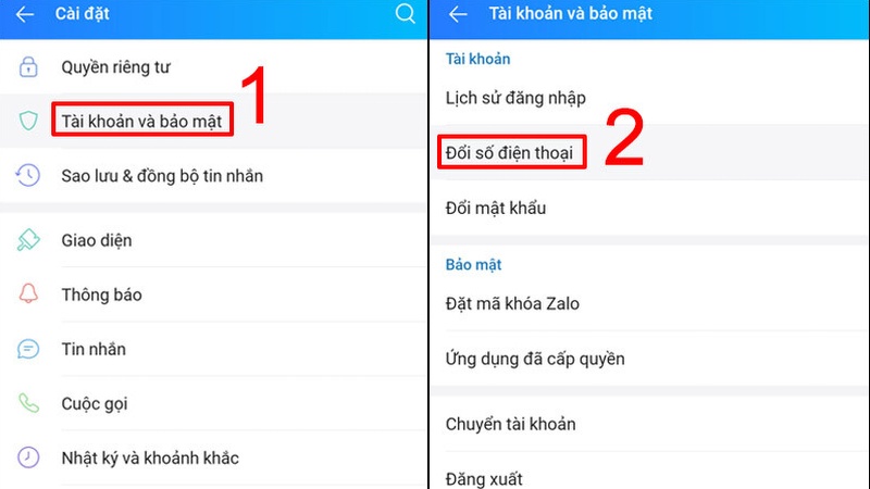 Cách lấy lại Zalo khi bị đổi số điện thoại hiệu quả nhất 3