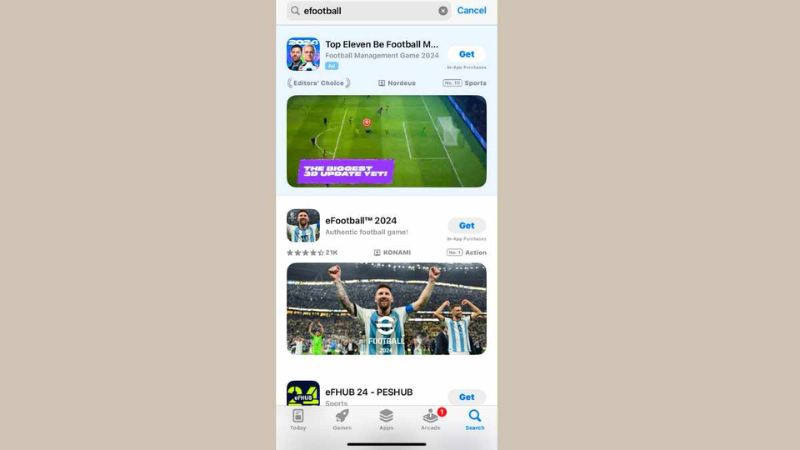 cách tải efootball 2024 ios