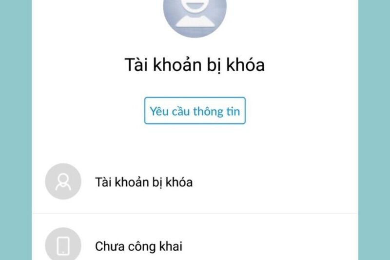 Cách xác thực tài khoản Zalo bị vô hiệu hóa