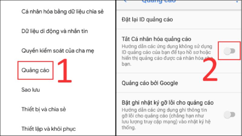 chặn quảng cáo ch play