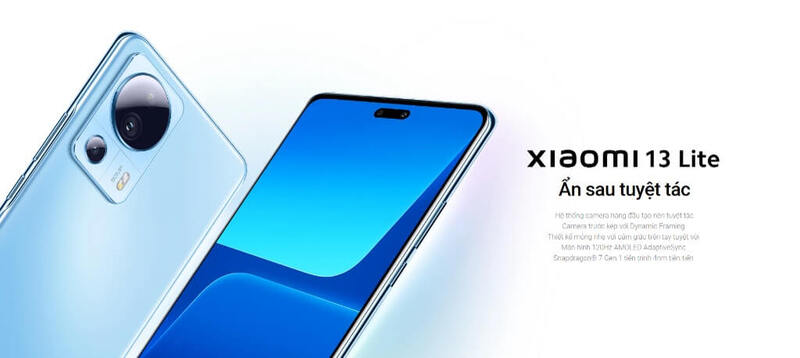 Xiaomi 13 Lite 5G – điện thoại 128GB chơi game tốt