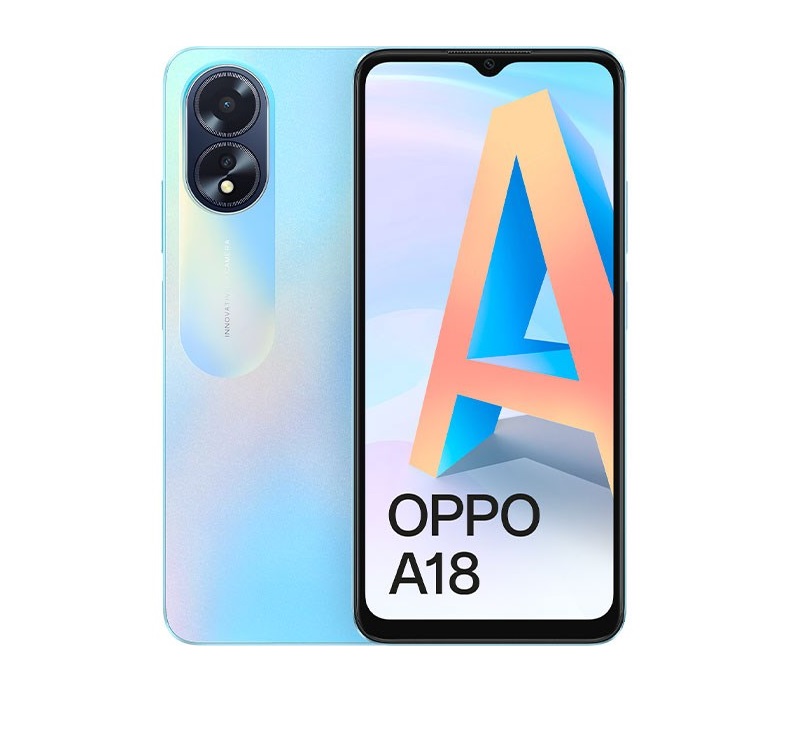 OPPO A18 chỉ có cảm biến phụ 2 megapixel và camera chính 8 megapixel