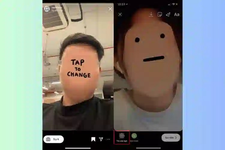 Bộ lọc gương mặt không cảm xúc