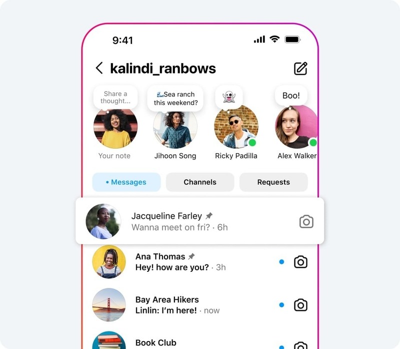 Instagram cho phép sửa tin nhắn