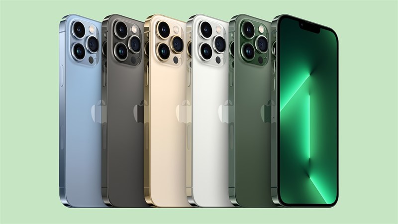 iPhone 13 Pro Max có bao nhiêu phiên bản màu sắc?