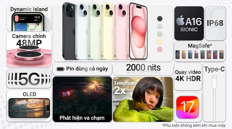 iphone 15 plus điện thoại chơi game cấu hình cao