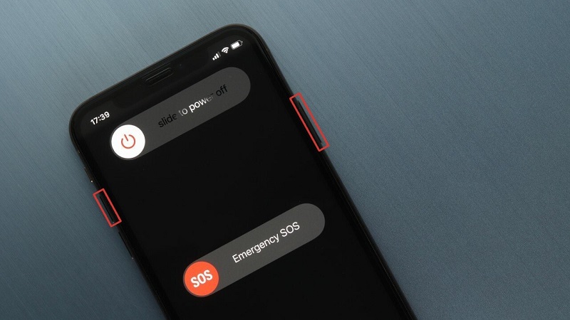 Khởi động lại iPhone để khắc phục sự cố