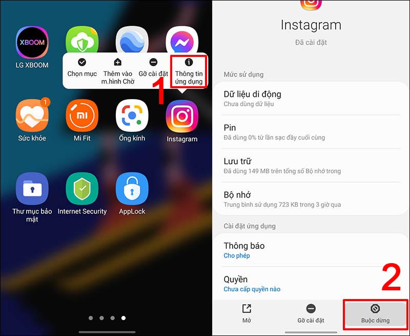 Instagram bị lỗi filter