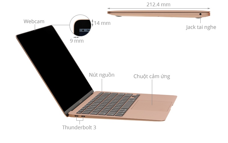 Thiết kế nhẹ nhàng, tinh tế