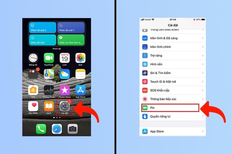 Cách kiểm tra tình trạng pin iPhone