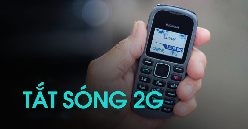 lộ trình cắt sóng 2G