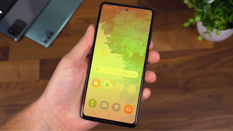 màn hình Samsung bị ám vàng