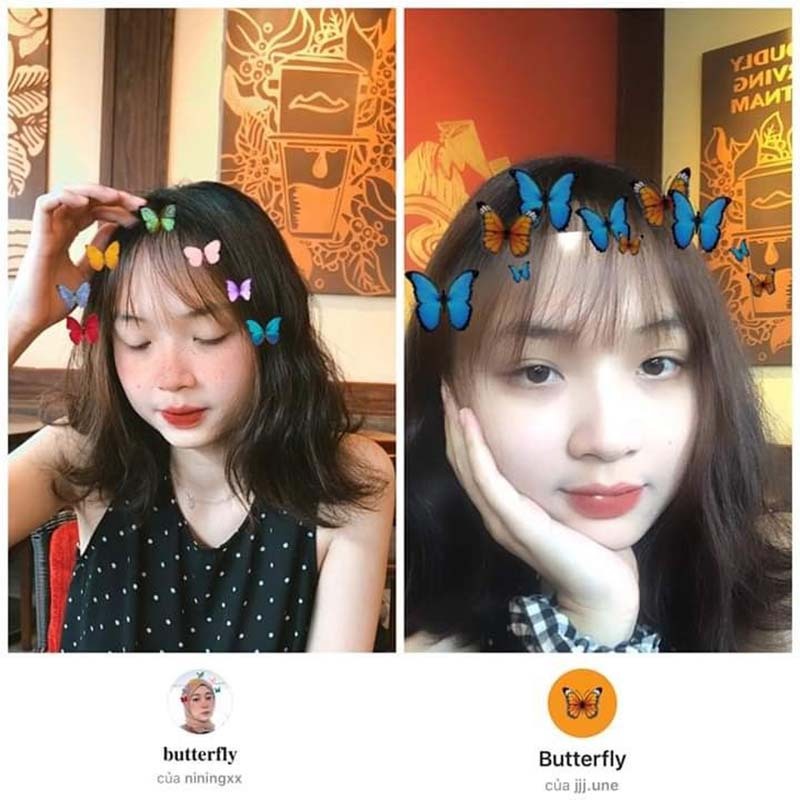Lọc Butterfly trên Instagram