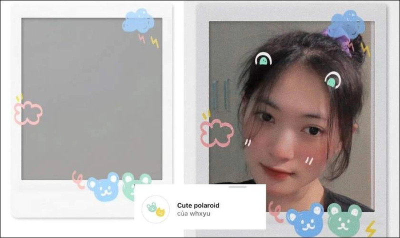 Filter Polaroid dễ thương