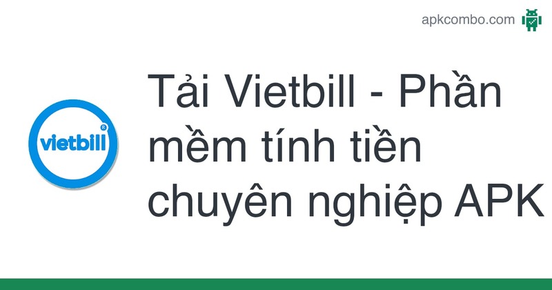 Phần mềm Vietbill