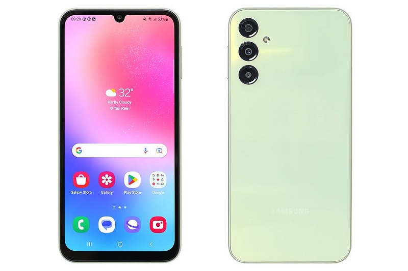 Viên pin dung lượng lớn đến 5000mAh cùng công nghệ sạc nhanh 15W