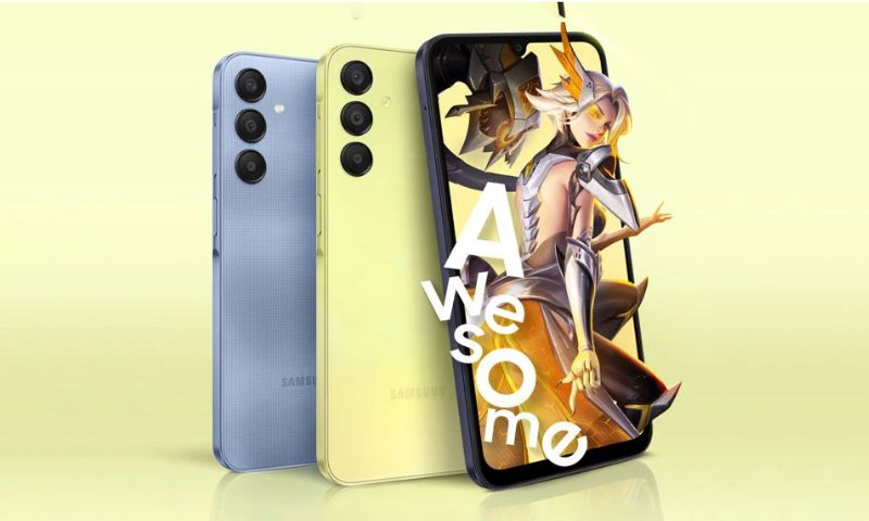Galaxy A25 với thiết kế nổi bật cùng nhiều tính năng thú vị