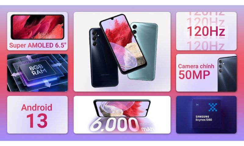 samsung chơi game mượt dưới 5 triệu