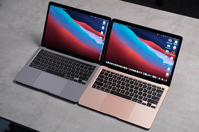 so sánh macbook air 2020 và m1