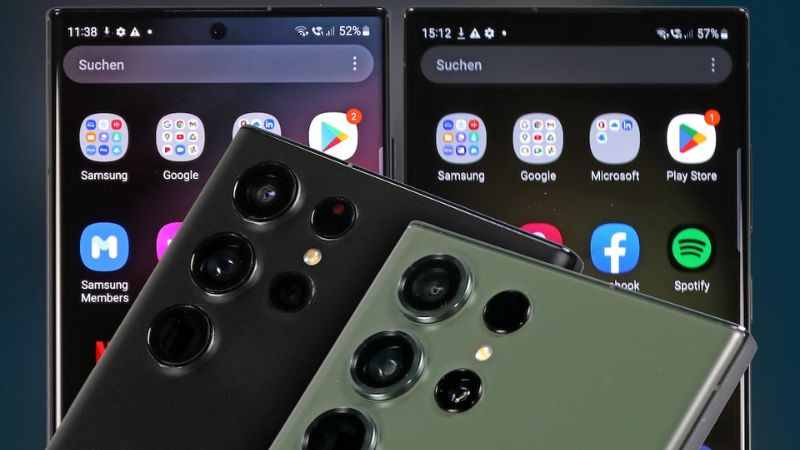 so sánh s22 ultra và s23 ultra
