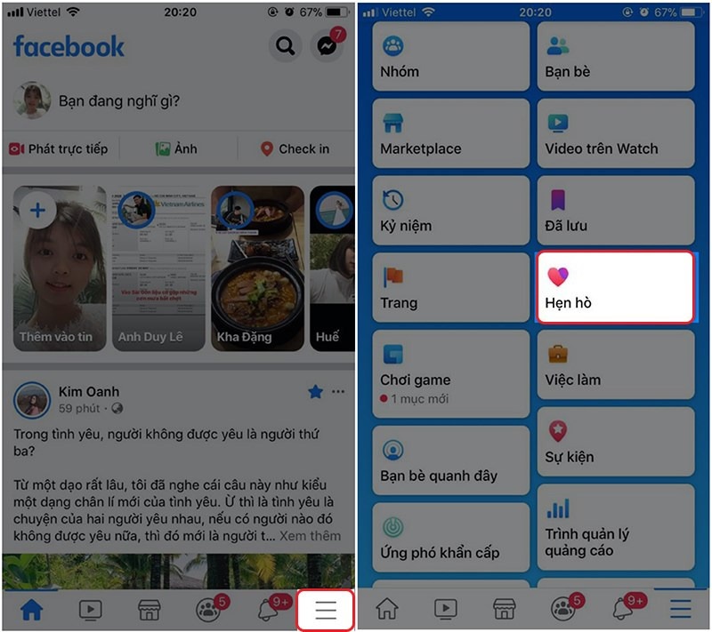 Tính năng hẹn hò bị ẩn vì sao