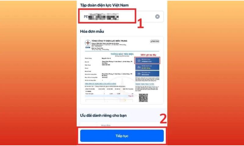 cách đăng ký thông báo tiền điện qua zalo