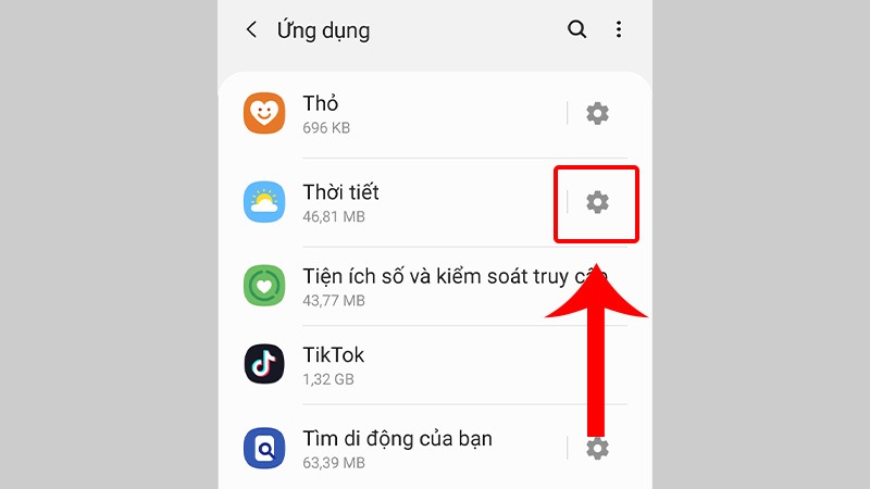  Cài đặt thời tiết trên màn hình Samsung 