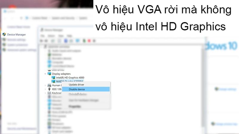 Màn hình laptop bị tối đen