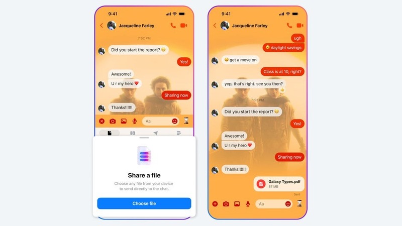 Cách gửi ảnh HD trên Messenger