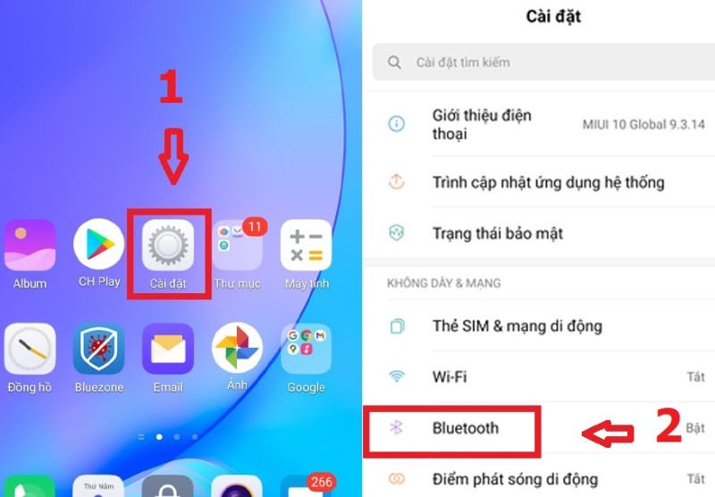 Kết nối tai nghe không dây