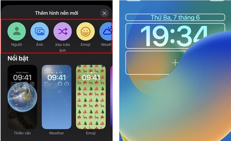 Thay hình nền iphone