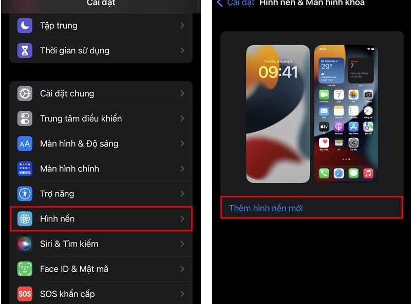 Thay màn hình khóa iphone