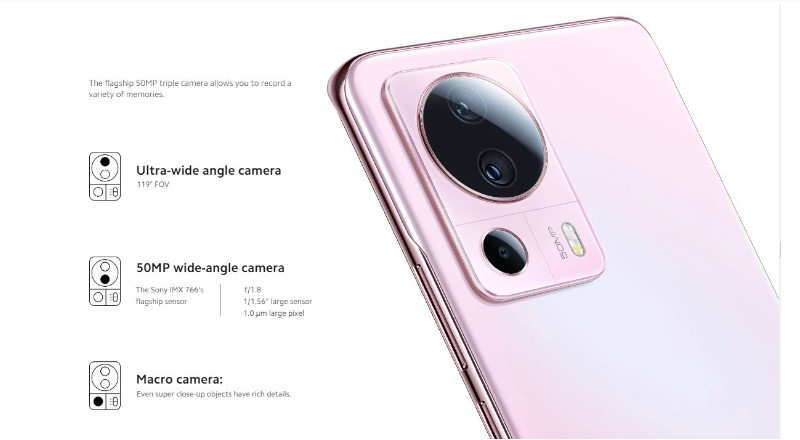 Xiaomi Mi 13 Lite 5G NE 8GB/128GB
