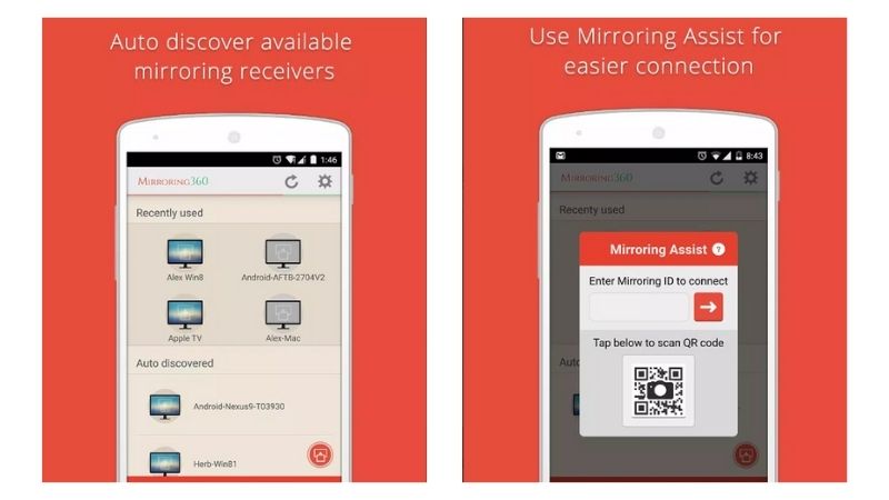 app chiếu màn hình điện thoại lên tường