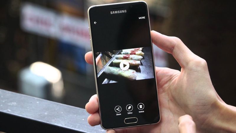 cách cắt video trên điện thoại samsung
