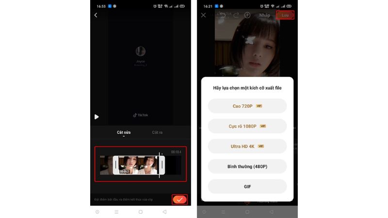 cắt video với viva