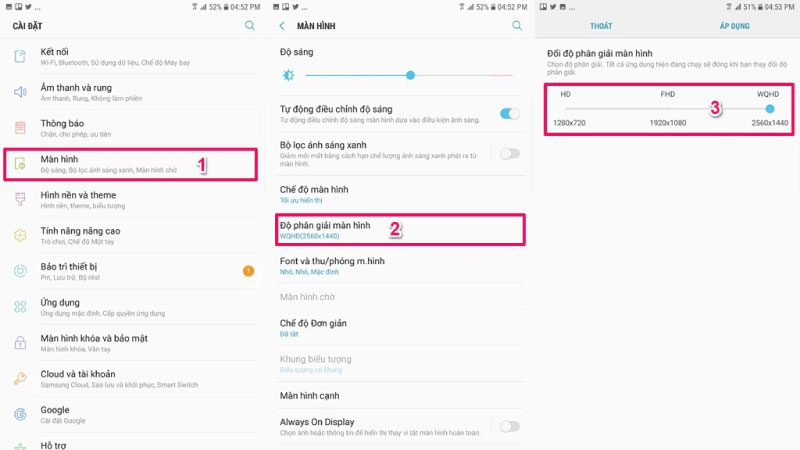 cách chỉnh DPI trên Oppo