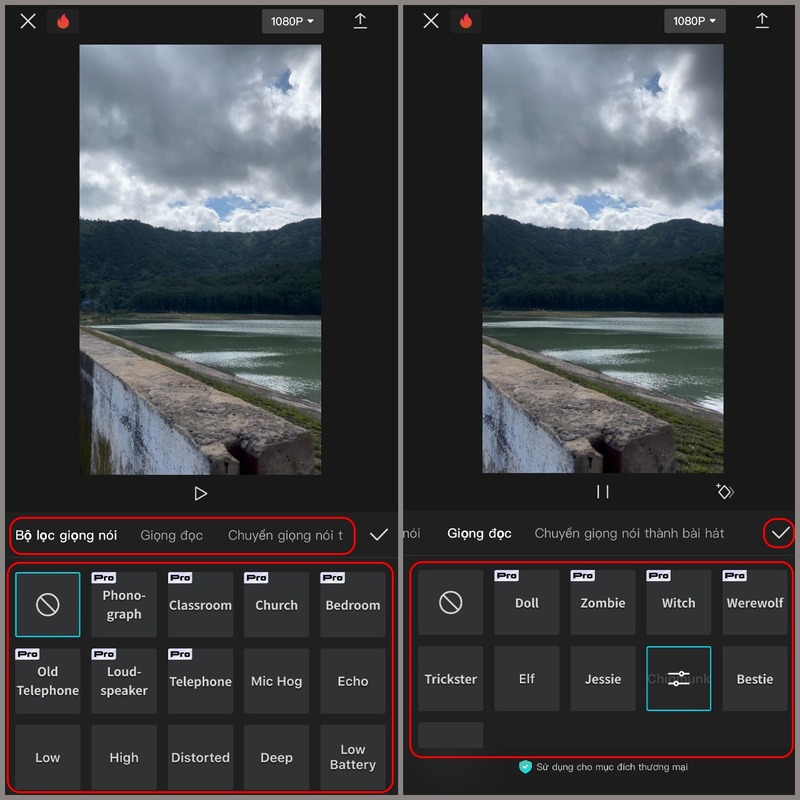 cách thay đổi giọng nói trên capcut